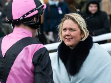 Grace Harris at Chepstow Racecourse