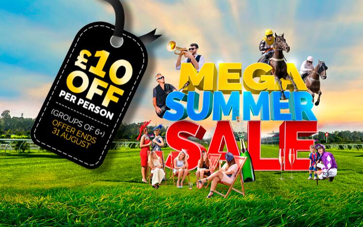 Get a great offer at Chepstow Racecourse this summer in the Mega Summer Sale!