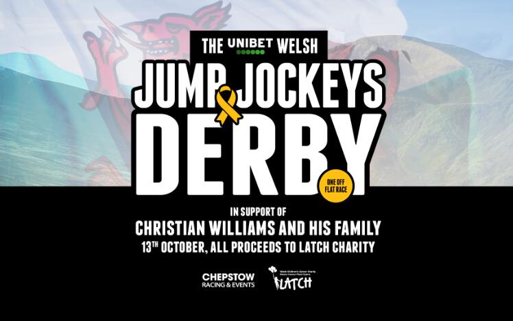 Unibet Welsh Jump Jockeys Derby to be run in aid of children’s cancer charity Latch