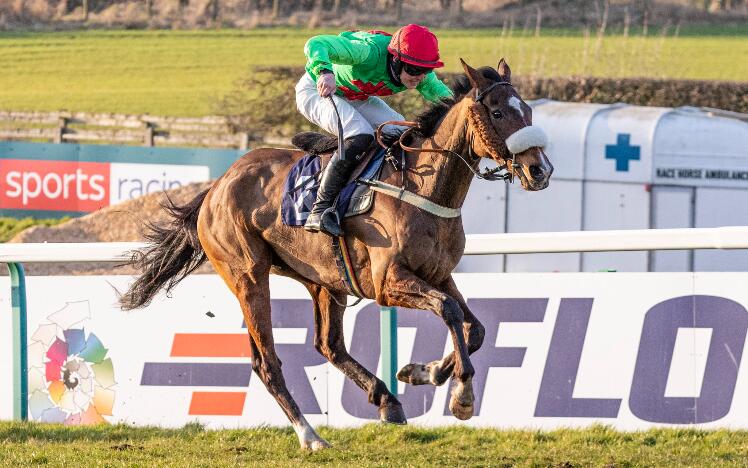 Niall Moore winning at Sedgefield