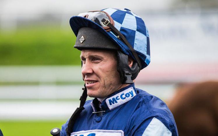 Champion Jockey - Richard Johnson in his racing attire