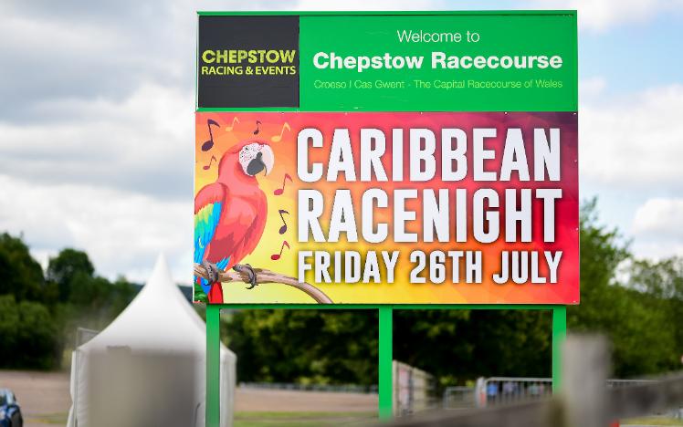 Caribbean Night, Chepstow Racecourse, July Entertainment