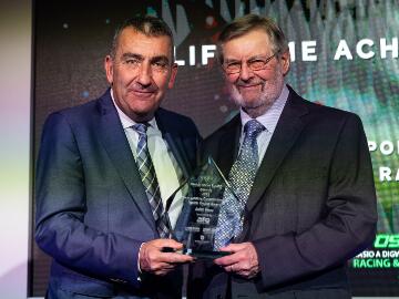 John Deer at the Welsh Horseracing Awards 2024